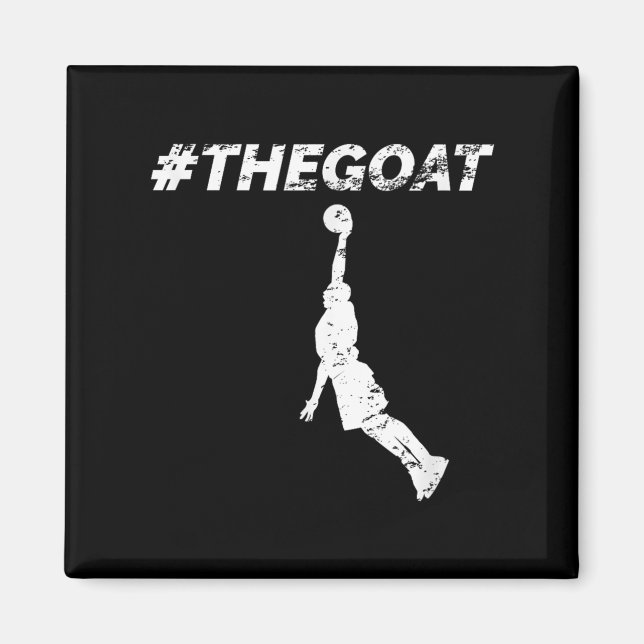 Íman The Goat Greatest Of All Time Basketball Motivatio (Frente)