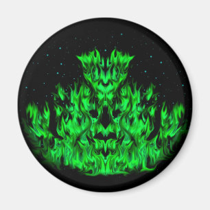 Íman The green Flame monstro em The Sky Leve estrela