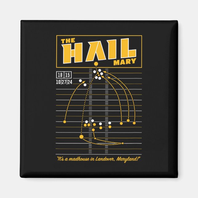 Íman The Hail Mary - Washington (Frente)