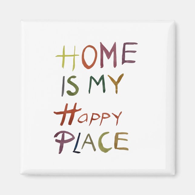 Íman The Happy Introvert “Home Is My Happy Place” (Frente)