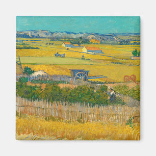 Íman The Harvest, 1888, por Vincent van Gogh