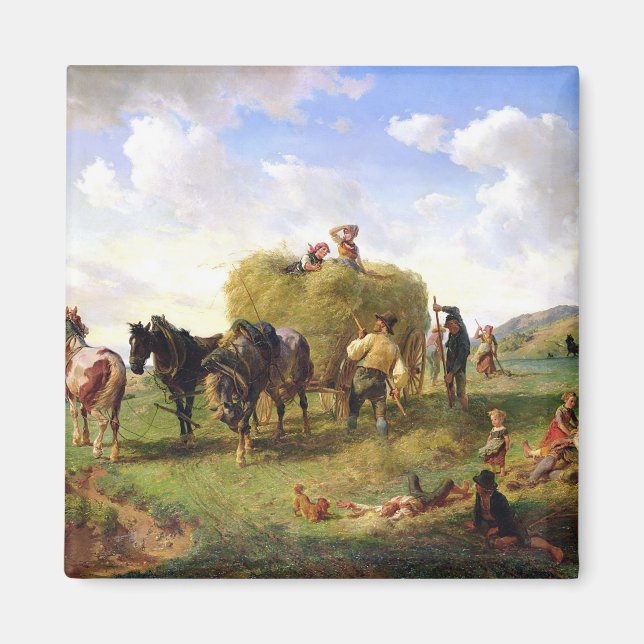 Íman The Hay Harvest, 1869 (Frente)