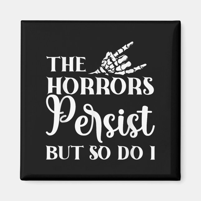 Íman The Horrors Persist But So Do I  (Frente)