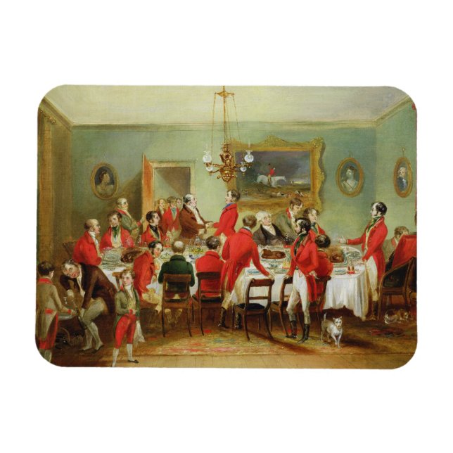 Íman The Hunt Breakfast, Hall do Solteiro, 1836 (óleo l (Horizontal)