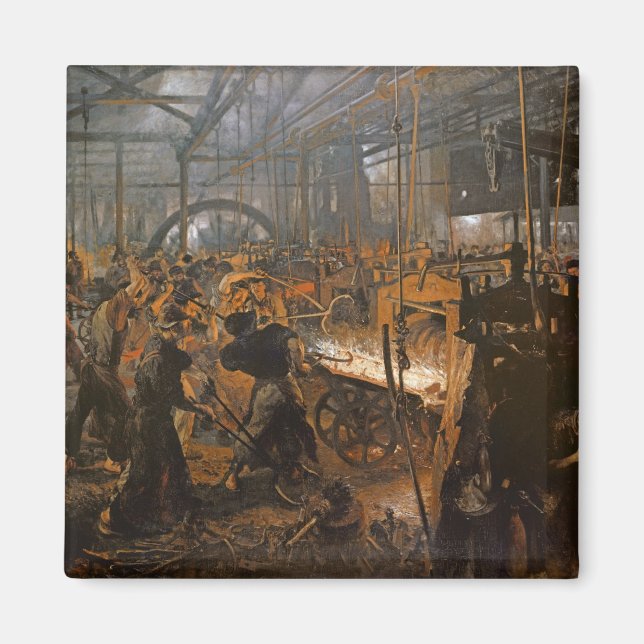 Íman The Iron-Rolling Mill , 1875 (Frente)