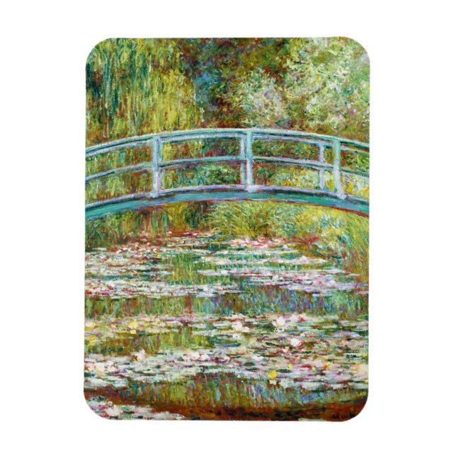 Íman The Japan Bridge 1899 Claude Monet (Vertical)