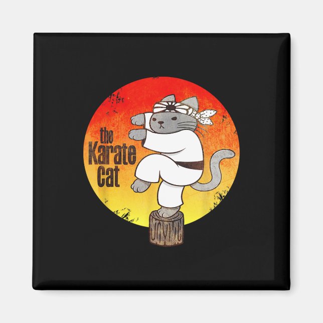 Íman The Karate Cat (Versão em apuros) (Frente)
