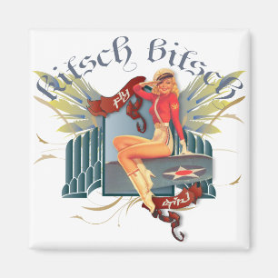 Íman The Kitsch Bitsch : Tatuagem de Garota Voadora