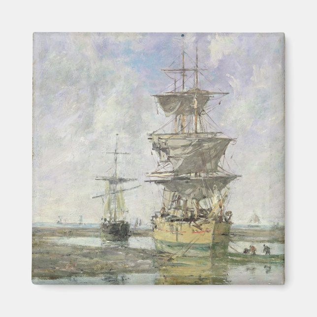 Íman The Large Ship, 1879 (óleo na canvas) (Frente)