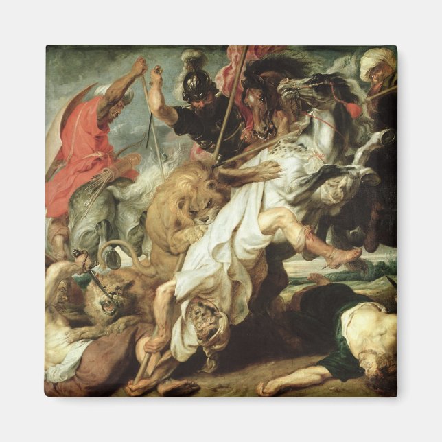 Íman The Lion Hunt, 1621 (Frente)