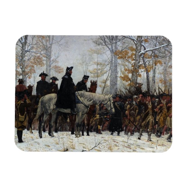 Íman The March to Valley Forge por William B. T. Trego (Horizontal)