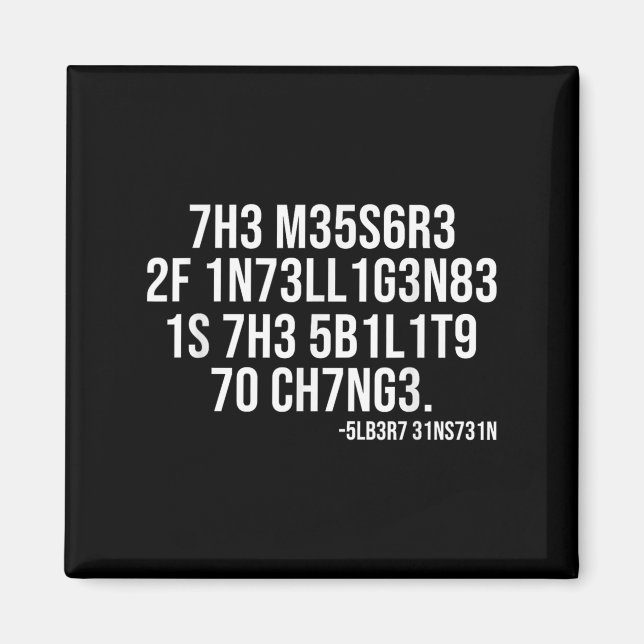 Íman The Measure Of Intelligence Coded Motivational Sci (Frente)