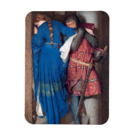 Íman The Meeting on Turret Stairs (por F.W. Burton)