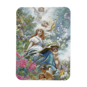 Íman The Muse of Poesie (por Konstantin Makovsky)