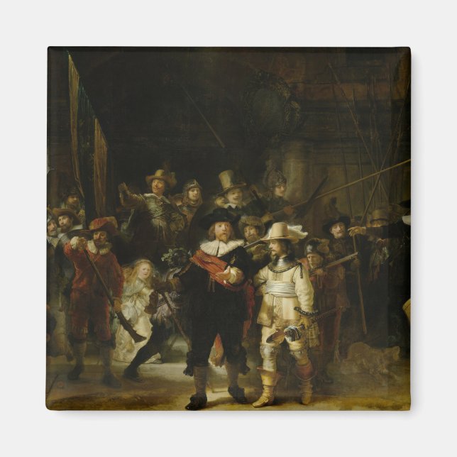 Íman The Night Watch, Rembrandt van Rijn (Frente)