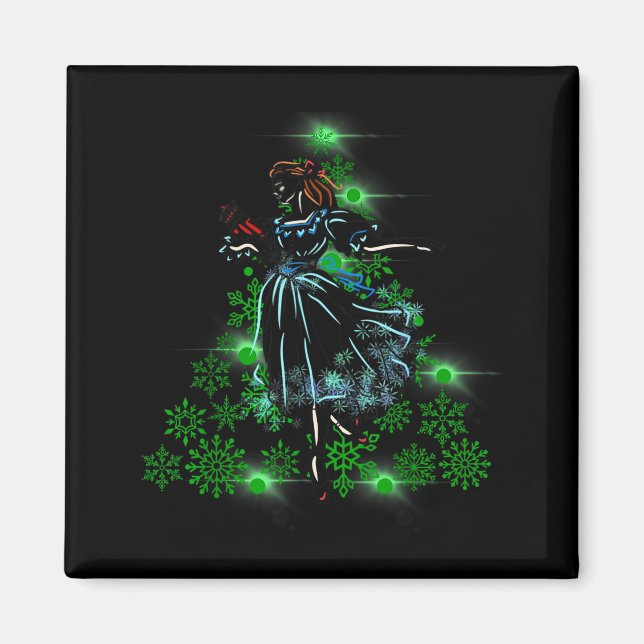 Íman The Nutcracker Ballet And Clara Marie Christmas Tr (Frente)