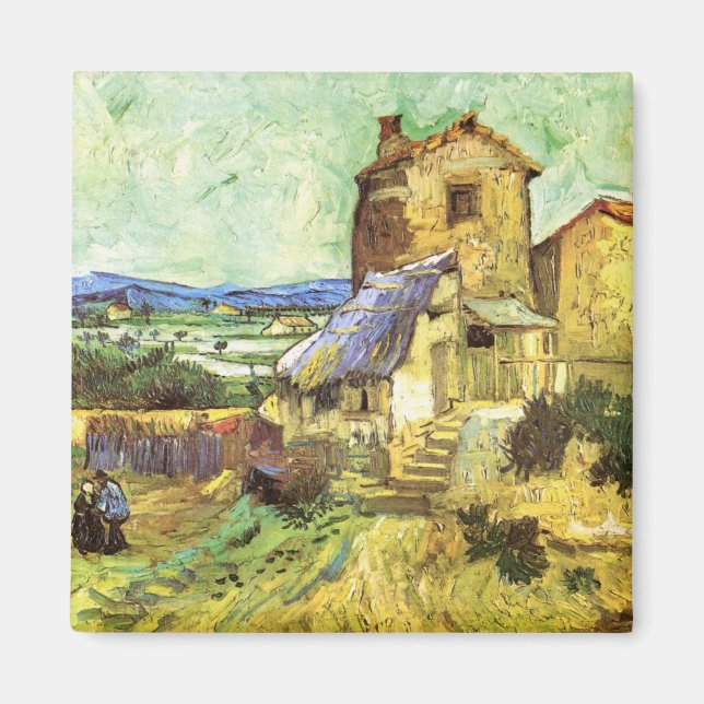 Íman The Old Mill por Vincent van Gogh (Frente)