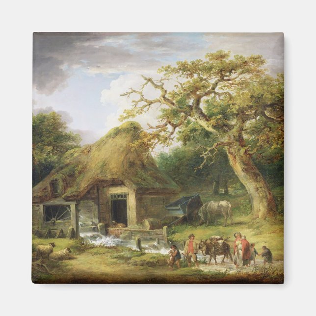 Íman The Old Water Mill, 1790 (óleo na canvas) (Frente)