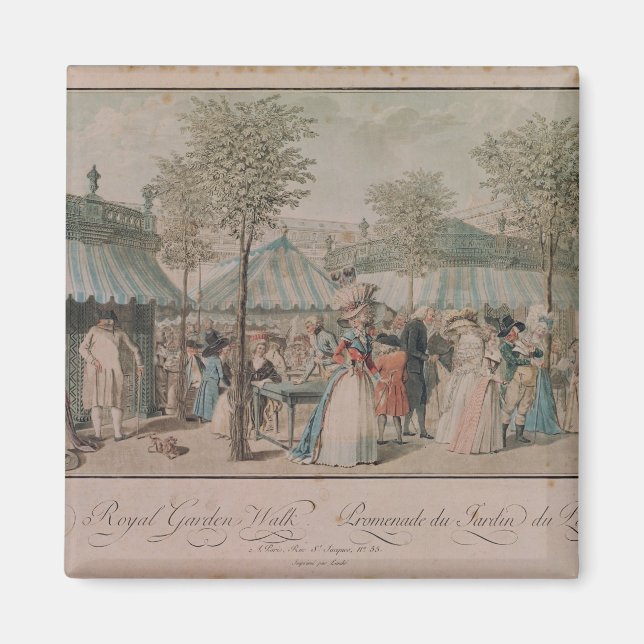 Íman The Palais Royal Garden Walk, 1787 (Frente)