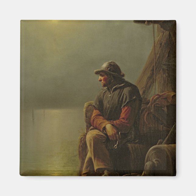 Íman The Pilot Keeps Watch, 1851 (Frente)