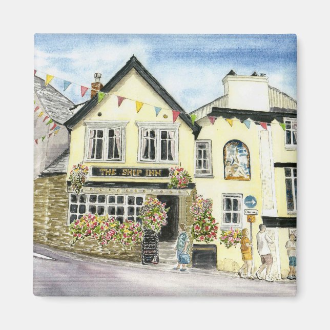 Íman 'The Ship Inn (Fowey)' (Frente)