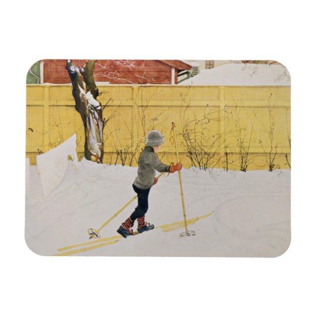 Íman The Skier, c.1909 (Horizontal)