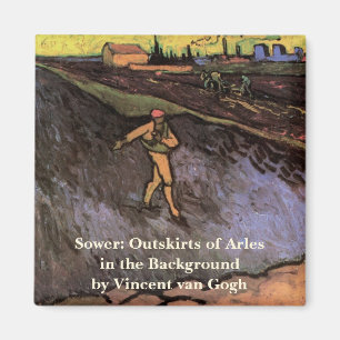 Íman The Sower: Outsaias de Arles por Vincent van Gogh