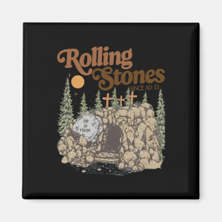 Íman The Stone Was Rolled Away He Is Alive Retro Christ