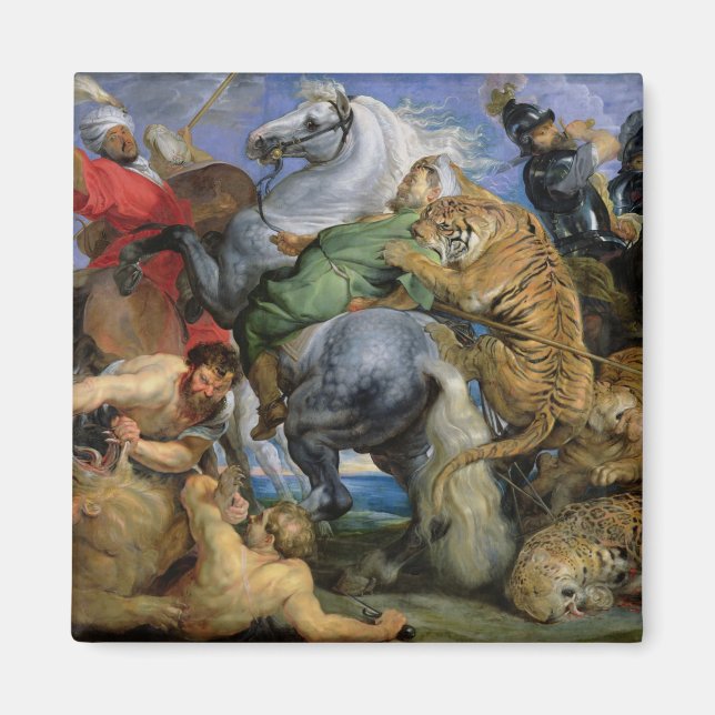 Íman The Tiger Hunt, c.1616 (Frente)