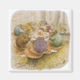 Íman The Toads Tea Party (por Beatrix Potter)