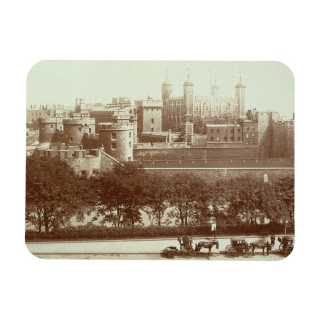 Íman The Tower of London (foto de sepia) (Horizontal)