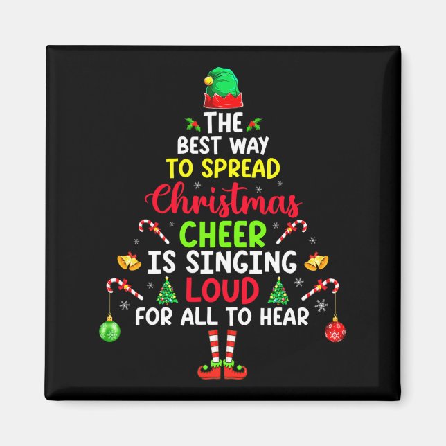 Íman The Way To Spread Christmas Cheer Is Singing Loud  (Frente)