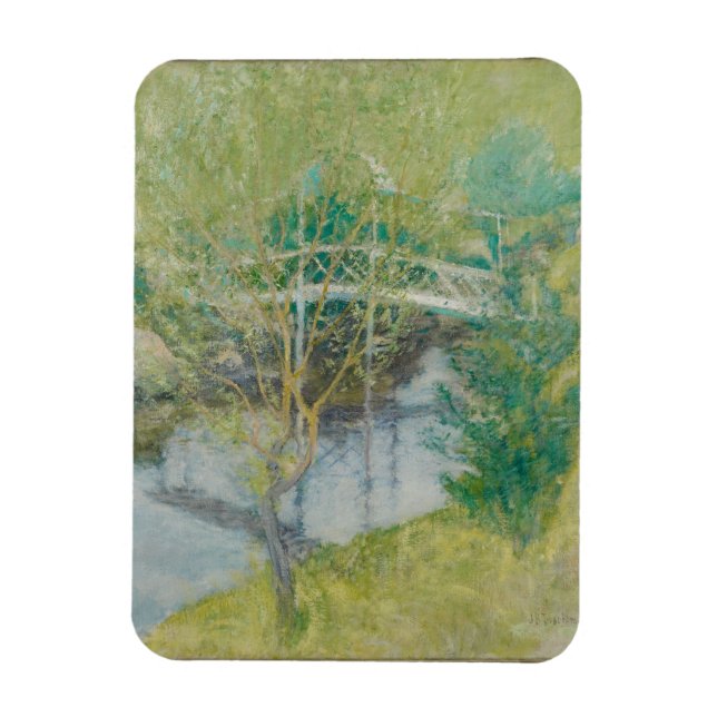 Íman The White Bridge, c.1895 (óleo na canvas) (Vertical)