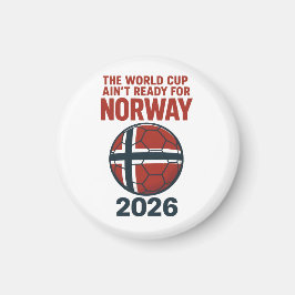 Íman The World Cup Ain’t Ready for Norway 2026 T-Shirt