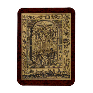 Íman Theatrum Chemicum: 1652 Ilustração de Alquimia