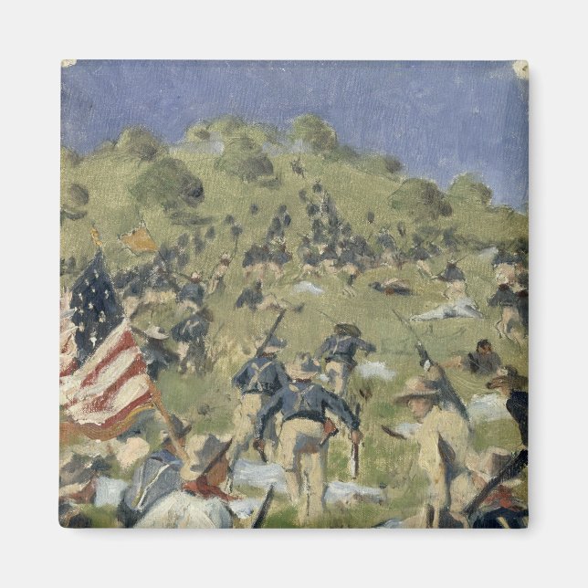 Íman Theodore Roosevelt levando o Santo Juan (Frente)