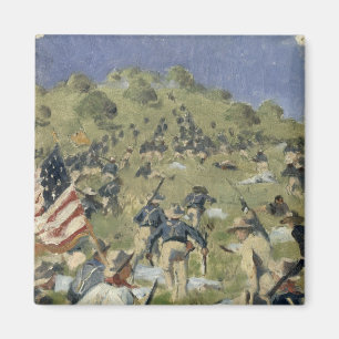 Íman Theodore Roosevelt que toma o santo Juan