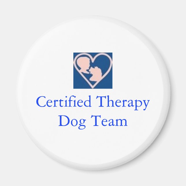 Íman Therapy Dog Foundation-Magnet (Frente)