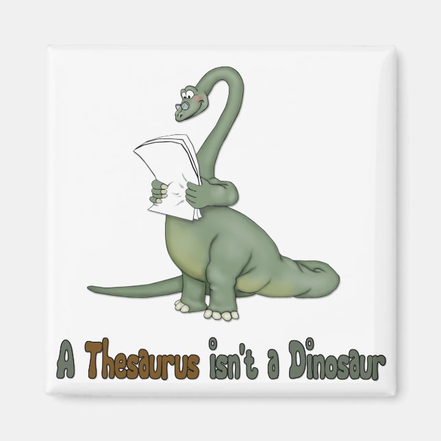 Íman Thesaurus Dinossaur (Frente)