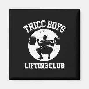 Íman Thicys Lifting Club Funny Gym Mens Squat Bodyb