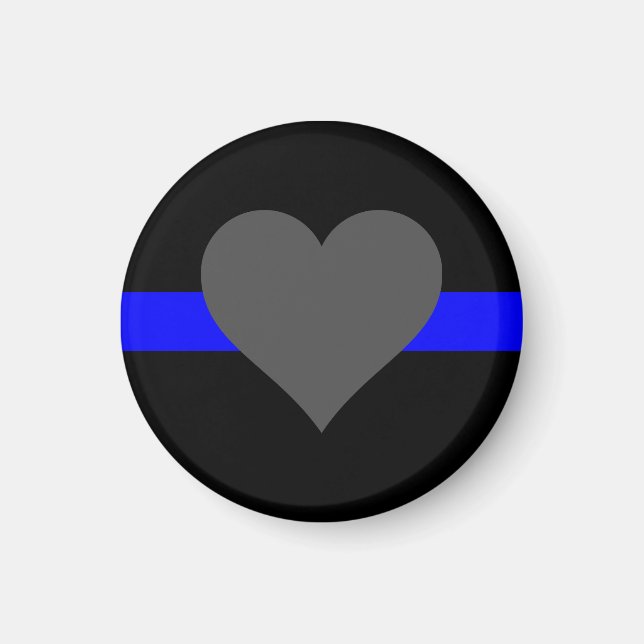 Íman Thin Blue Line - Para Quem Serve (Frente)