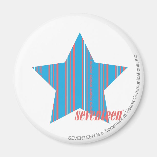 Íman Thin Stripes Aqua 2 (Frente)