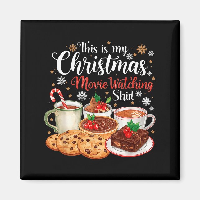 Íman This Is My Christmas Movie Watching Design  (Frente)