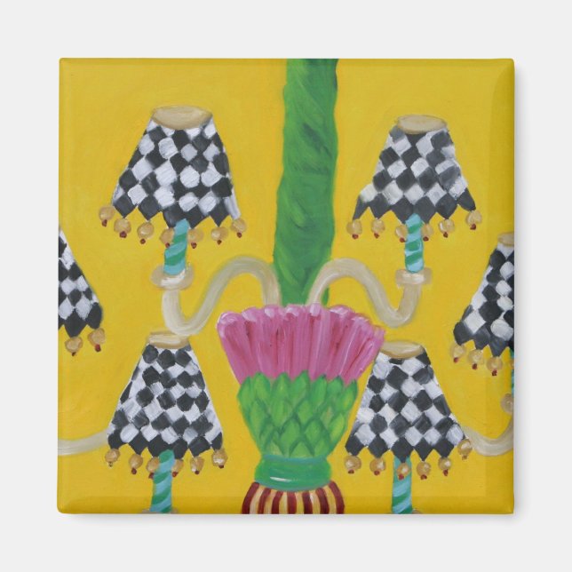 Íman Thiste Whimsical Chandelier Magnet (Frente)