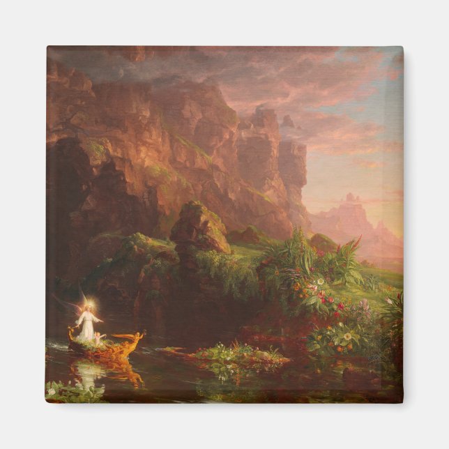 Íman Thomas Cole, a Viagem da Infância 1842 (Frente)