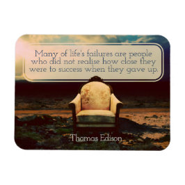 Íman Thomas Edison Inspirational Cote "Falhas"