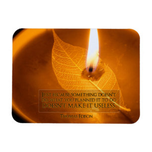 Íman Thomas Edison Inspirational Cote "Use" Flexível