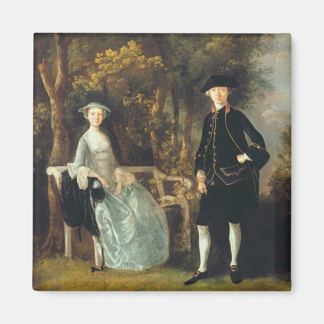 Íman Thomas Gainsborough | Lady Lloyd e seu filho, Rich (Frente)