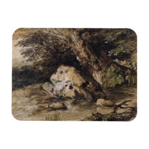 Íman Thomas Gainsborough uma paisagem montanhosa com