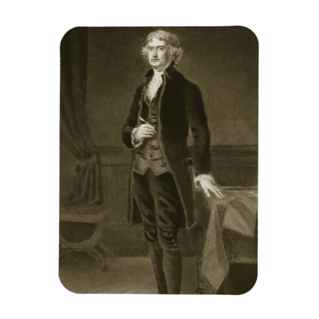 Íman Thomas Jefferson, 3º Presidente do Estado Unidos (Vertical)